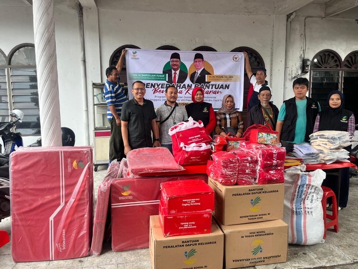 Bantuan untuk korban kebakaran di Medan Timur