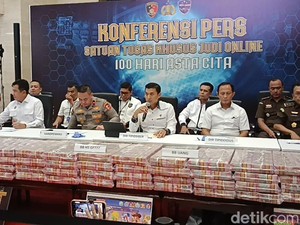 Polisi Tangkap 5 Tersangka Judol di Batam dan Soetta