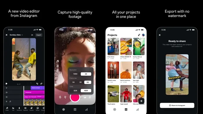 Edits, aplikasi edit video pesaing CapCut