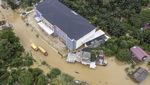 Jalan Lintas Sumatera Lumpuh Akibat Banjir di Jambi