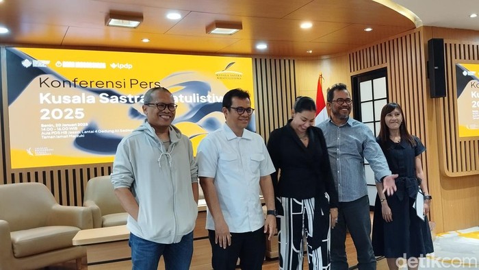 Jumpa pers Kusala Sastra Khatulistiwa 2025 Jumpa pers Kusala Sastra Khatulistiwa 2025 digelar di Aula PDS HB Jassin, TIM, Jakarta Pusat, hari ini.