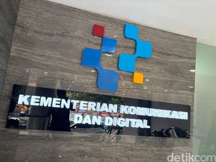 Logo Kementerian Komunikasi dan Digital (Komdigi).