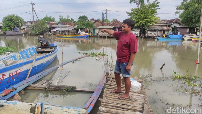 Lokasi penampakan buaya di Sidoarjo