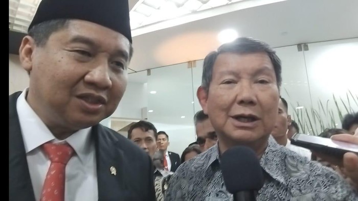 Maruarar Sirait dan Hashim Djojohadikusumo/Almadinah Putri-detikcom