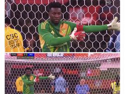 MU Dilibas Brighton, Sarung Tangan Onana Bolong