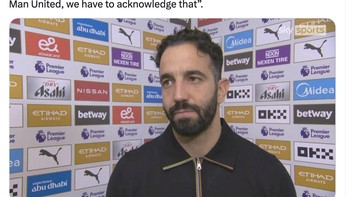 Amorim pasrah dan menyebut MU saat ini adalah yang terburuk dalam sejarah. Foto: X.com