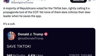 Padahal mayoritas Partai Republik voting melarang TikTok karena dianggap alat propaganda China. Namun kini mereka diam saja di saat Trump memulihkan TikTok. Foto: X.com