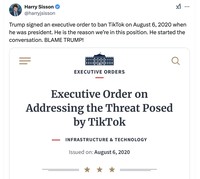 Meme Trump TikTok