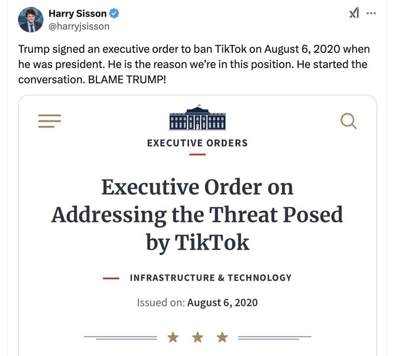 Meme Trump TikTok