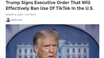 Jangan lupa semua ini dimulai karena Trump ingin melarang TikTok. Kini dia mengambil pujian karena menyelamatkannya, sebut netizen ini. Foto: X.com