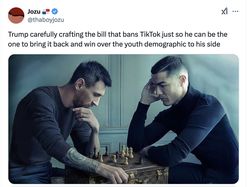 Donald Trump Klaim Penyelamat TikTok, Netizen Bilang Palsu