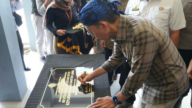 Menteri Budaya Fadli Zon Resmikan Museum Situs Kepurbakalaan Banten Lama