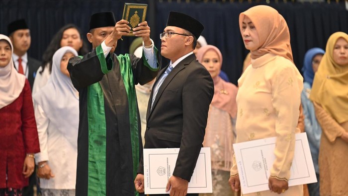 Pelantikan pejabat eselon II di Kemendikdasmen