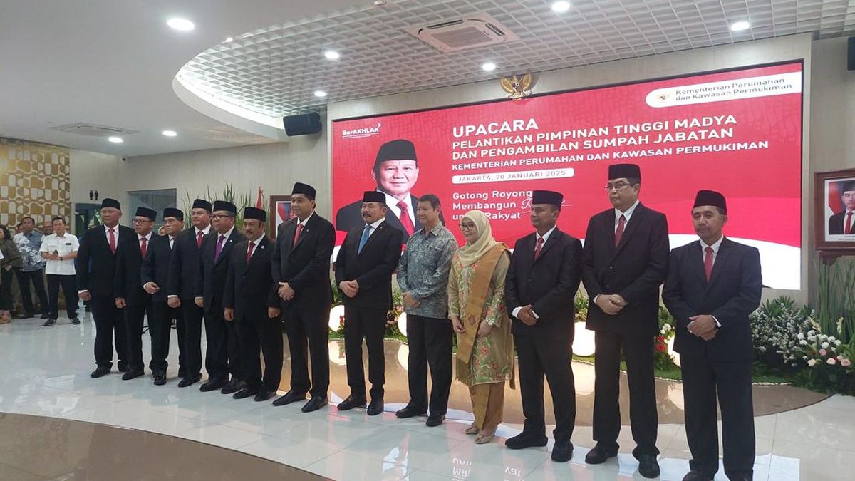 Ara Lantik Pejabat Kementerian PKP, Hashim hingga Jaksa Agung Hadir