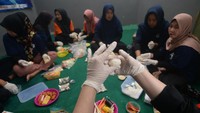Pelatihan itu untuk memberikan bekal kemampuan di bidang kuliner bagi warga binaan perempuan setelah bebas dari masa tahanan.  