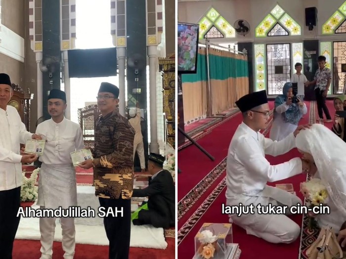 Pernikahan ala gen Z menggelar acara pernikahan simple dan hanya mebawa empat orang keluarganya dari Magelang ke Palembang. Postingan tersebut langsung viral di media sosial.