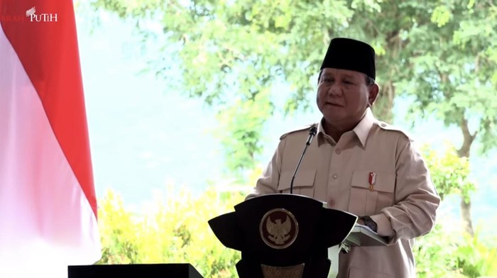 Presiden Prabowo Subianto meresmikan 26 pembangkit listrik dan 11 gardu induk (Tangkapan layar YouTube Setpres RI)