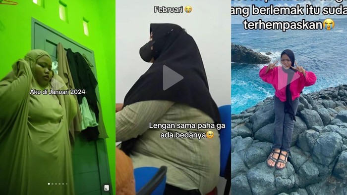 Viral mantan obesitas berhasil diet