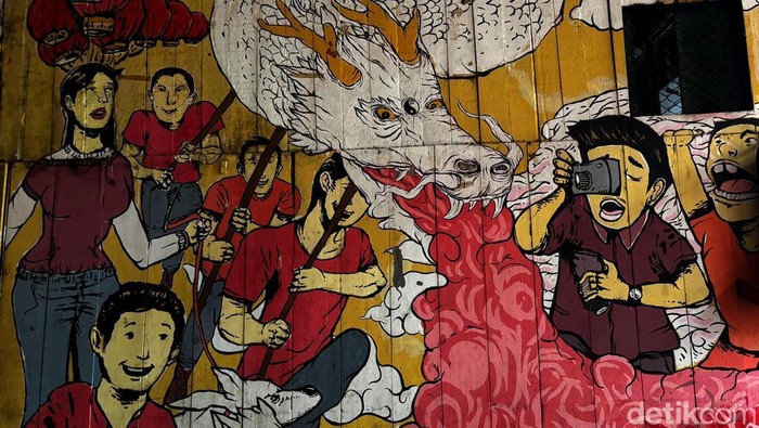 Warga kampung pecinan Tambak Bayan Surabaya menyambut Imlek