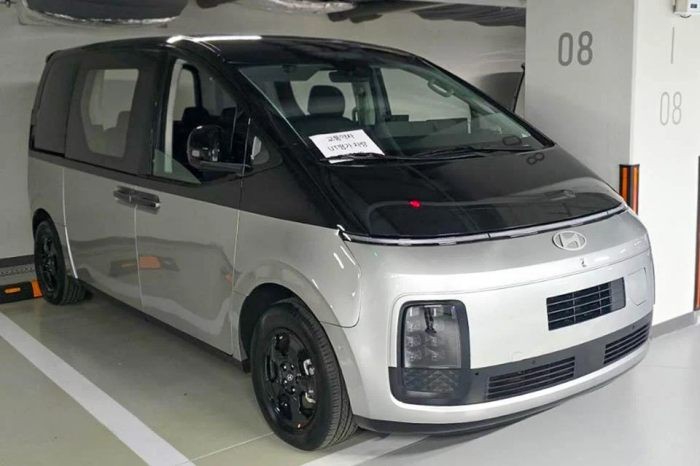 Wujud mobil diduga Hyundai Staria EV