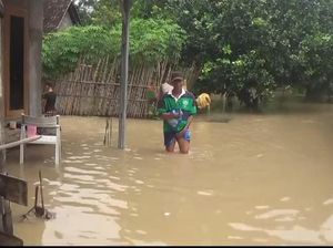 Bengawan Solo Meluap, 19 Desa di 7 Kecamatan Ngawi Terendam Banjir