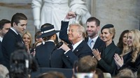 Seperti diketahui Trump menjabat menjadi orang nomor satu AS pada periode 2017 hingga 2021 sebelum dikalahkan oleh Biden pada Pemilihan Presiden (Pilpres) AS 2020. (Kenny Holston/The New York Times via AP)