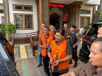 Empat Tersangka Korupsi Dana UEP Tabanan Ditahan di Lapas Kerobokan