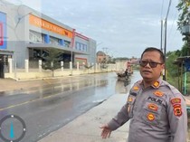 Air Berangsur Surut, Jalan Lintas Jambi-Pekanbaru di Merlung Sudah Normal