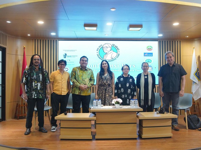 Jumpa pers Festival SeAbad Pram digelar di Aula PDS HB Jassin, TIM, Jakarta Pusat, hari ini.