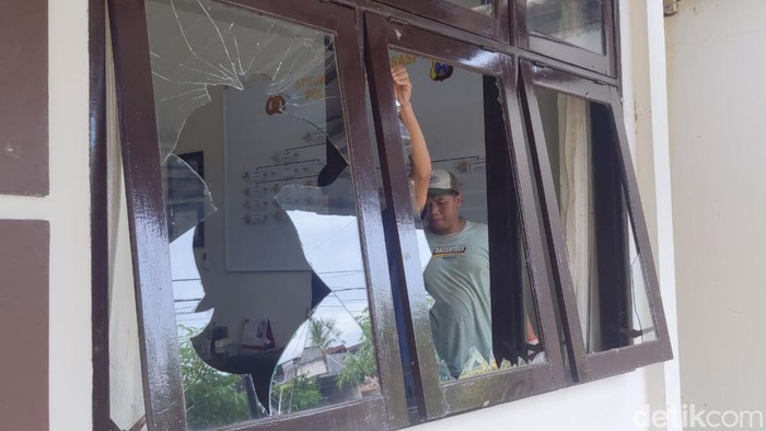 Kondisi terkini Polsek Watulimo Trenggalek usai diserang pesilat