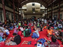 Korban Kebakaran Kemayoran Gempol Diungsikan ke Posko Polres Jakpus