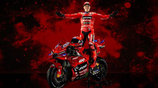 Marc Marquez dan Francesco Bagnaia di Tim Pabrikan Ducati