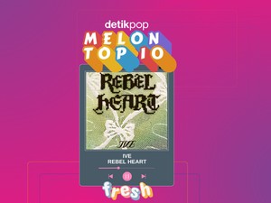 REBEL HEART IVE Meroket di Melon Top 100