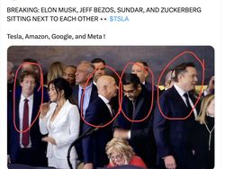 Orang Terkaya Ramaikan Pelantikan Trump, Netizen Ledek Oligarki