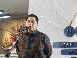 Erick Thohir Sebut Pabrik Emas Freeport Terbesar di Dunia
