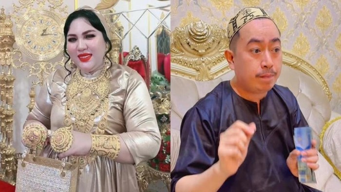 Mira Hayati dan Agus Salim, tersangka skincare merkuri di Makassar.