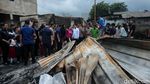 Momen Gibran Tinjau Kebakaran di Kemayoran
