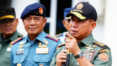 Momen Panglima TNI Resmikan Gedung Trisula Denjaka