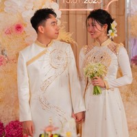 Dalam foto yang beredar, Nguyen Phuong Nhi dan Pham Nhat Vuong terlihat sumringah selagi merayakan hubungan keduanya sebelum melangkah ke pelaminan. Foto: Dok. VnExpress