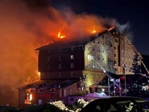 Video Resor Ski di Turki Terbakar, 10 Orang Tewas-32 Terluka