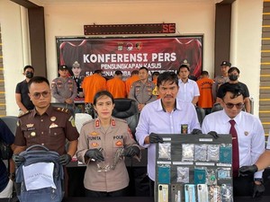 WN Malaysia Bawa Senpi-Narkoba Ditangkap Polres Bintan