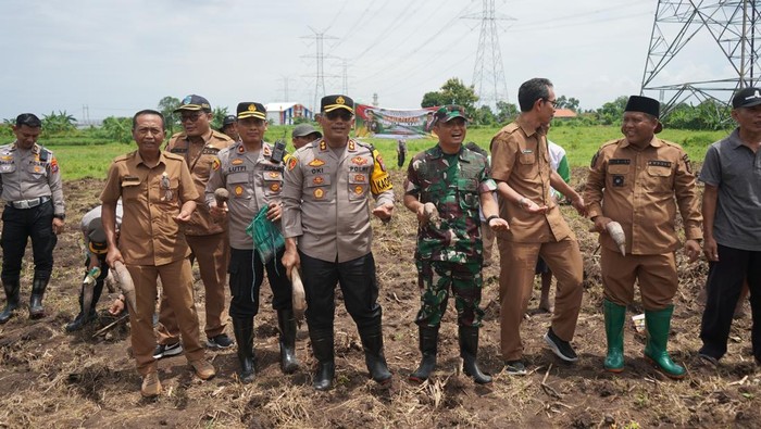 Polres Probolinggo Kota bersama Forkopimda menanam jagung