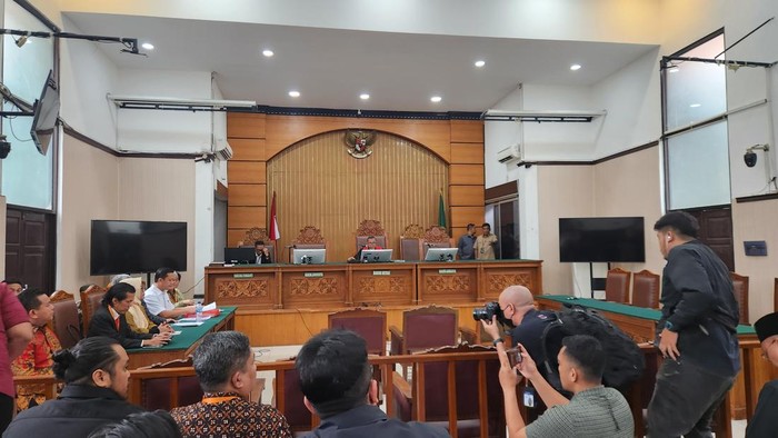 Sidang praperadilan Hasto (Adrial/detikcom)