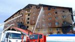 Sisa-sisa Kebakaran di Hotel Resor Ski Turki, 10 Orang Tewas