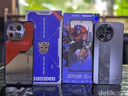 Ini Dia Tecno Spark 30 Pro, HP Unik Mirip Optimus Prime