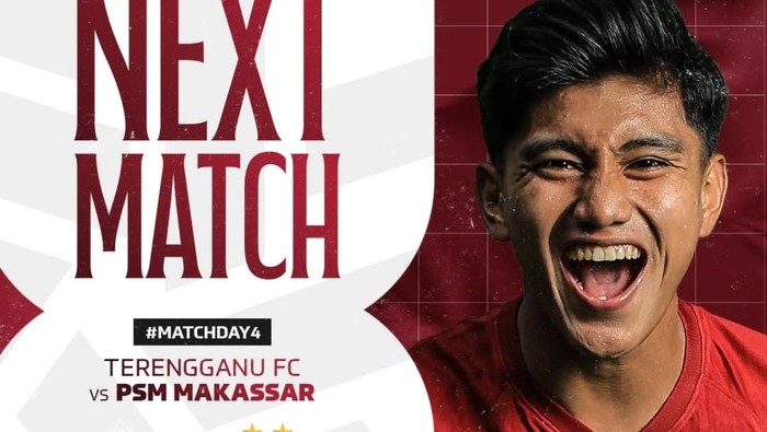 Terengganu FC Vs PSM Makassar dalam laga ASEAN Club Championship 2024/2025.
