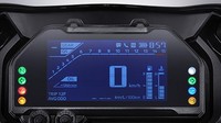 Untuk semakin memperkuat konsep Urban Super Sport, berbagai upgrade fitur baru pun juga dihadirkan, mulai display speedometer yang sudah full digital dengan tampilan multi fungsi yang mampu menyajikan informasi berkendara lebih lengkap, mulai odometer, oil trip meter, tampilan konsumsi bahan bakar secara real-time atau pun rata-rata, dan lainnya. Foto: Dok. Yamaha Indonesia