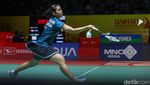 Aksi Gregoria Bungkam Wakil India di Indonesia Masters 2025