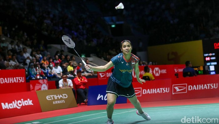 Gregoria Mariska Tunjung mulus ke babak 16 besar Indonesia Masters 2025. Gregoria mendepak pebulutangkis nonunggulan India Anupama Upadhyaya dua gim langsung, Rabu (22/1/2025).