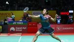 Aksi Gregoria Bungkam Wakil India di Indonesia Masters 2025